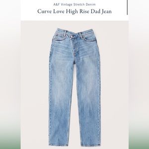 A&F Curve Love Dad Jeans